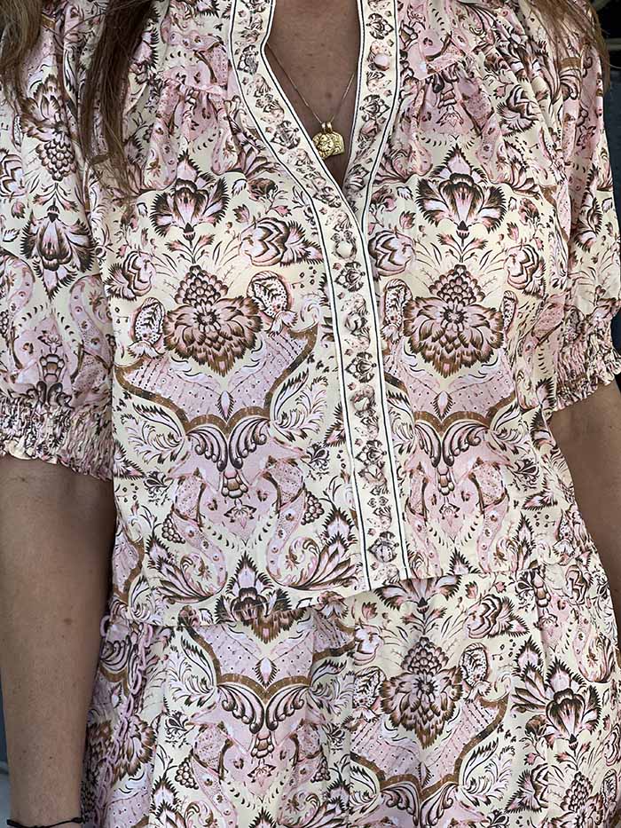 Faith Paisley Blouse
