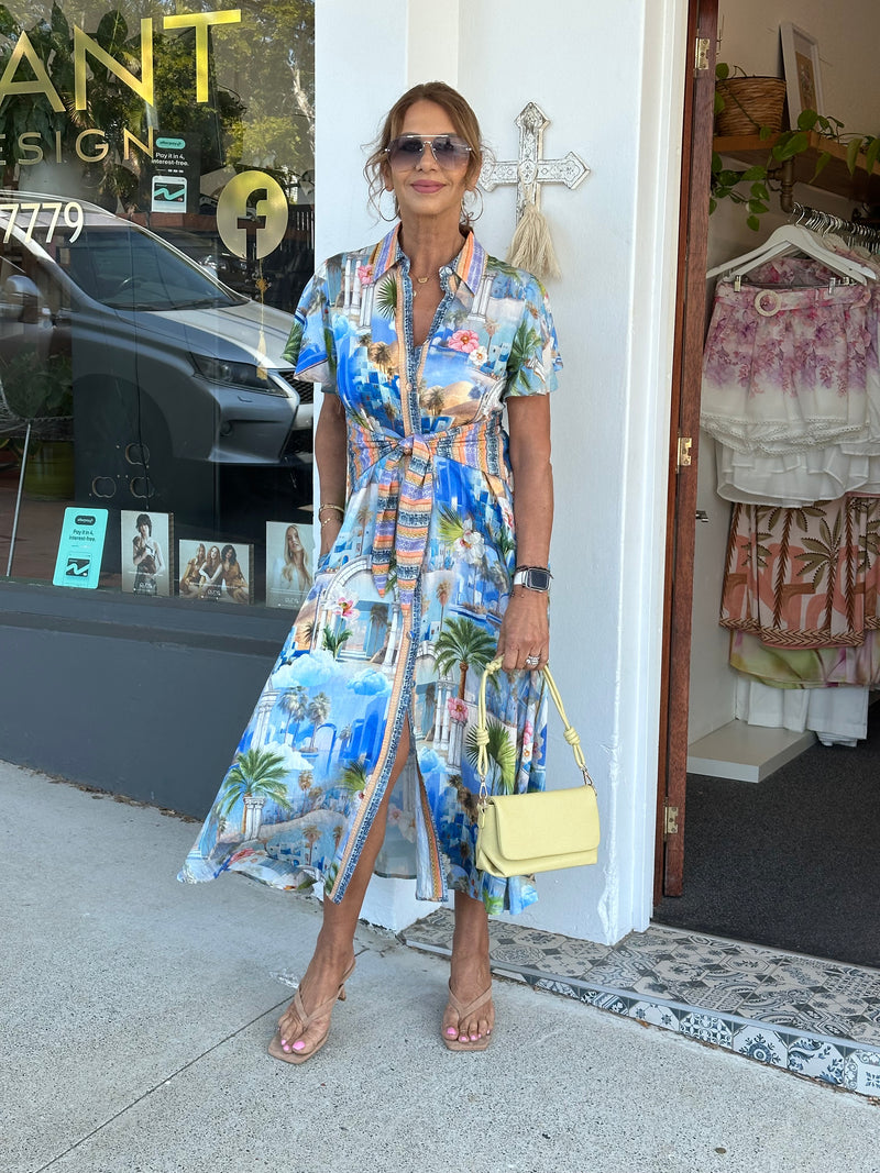 Zakynthos Summer Midi Dress