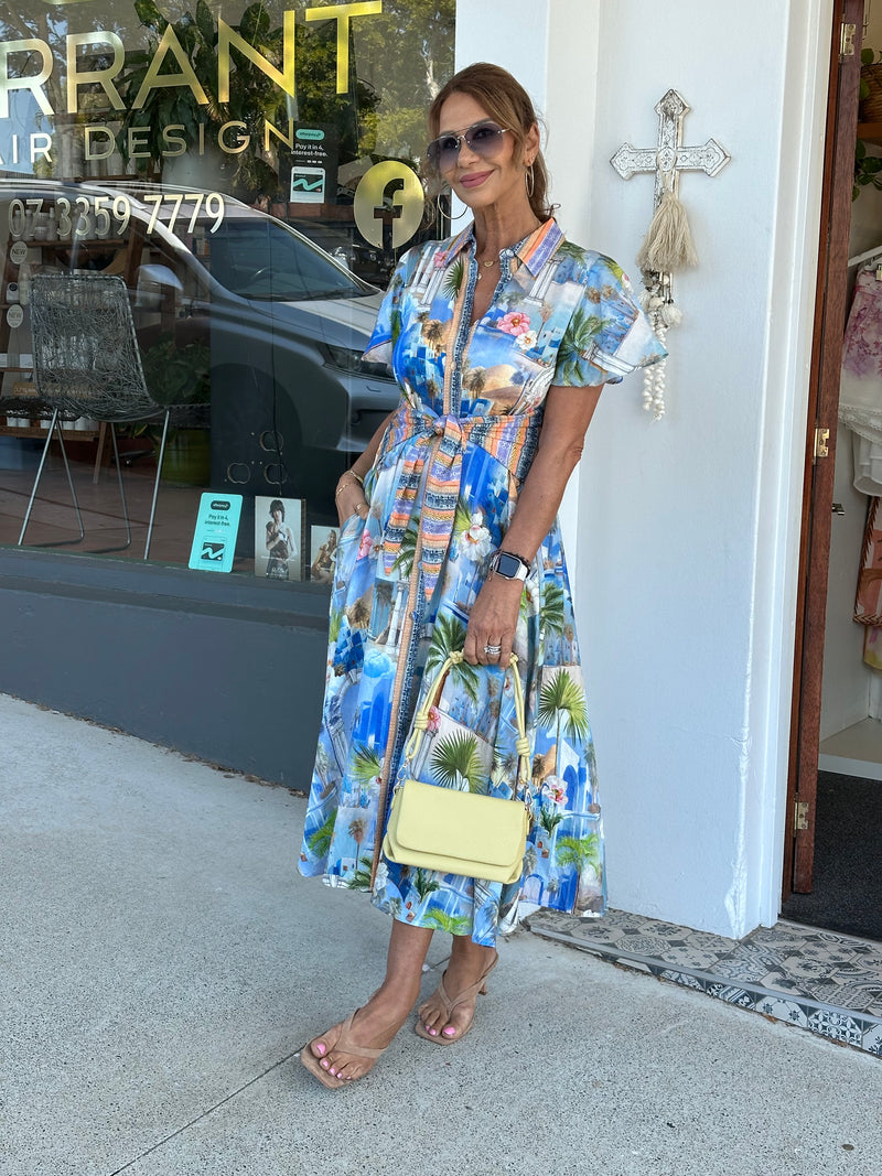 Zakynthos Summer Midi Dress
