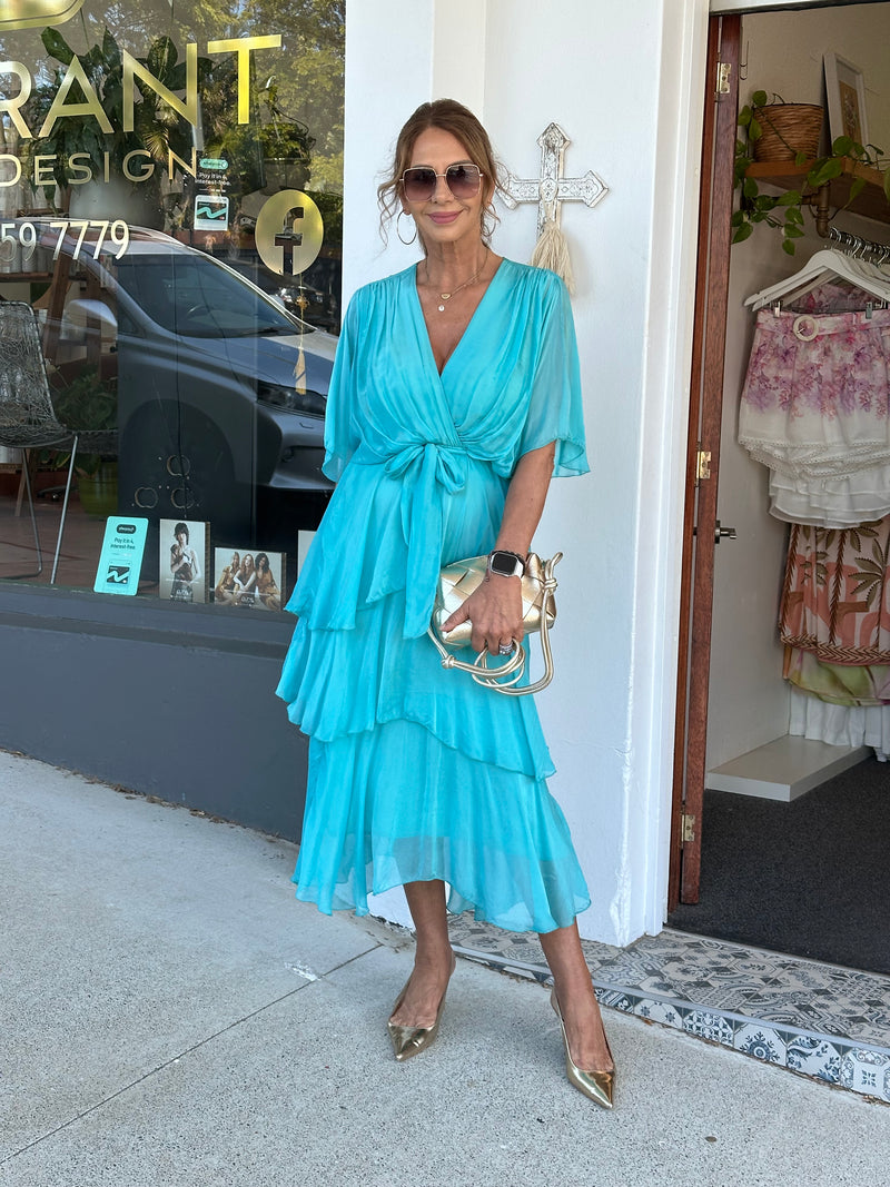 Celeste Dress - Teal