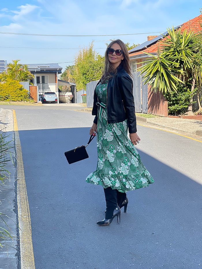 Miranda Dress - Maze Green