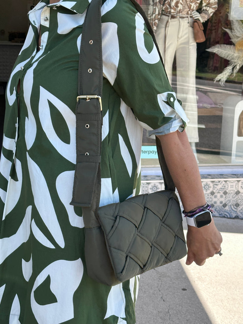 Martina Plait Bag - Khaki
