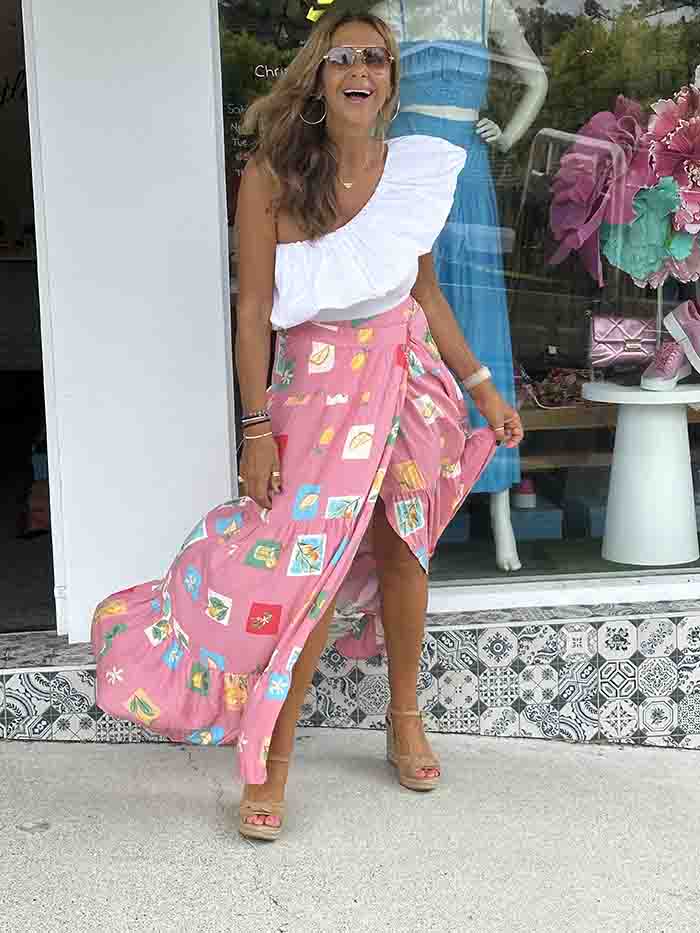 Summer Picnic Maxi Skirt