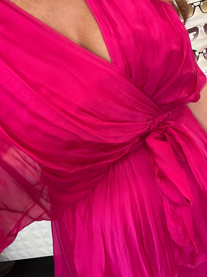 Celeste Dress - Raspberry