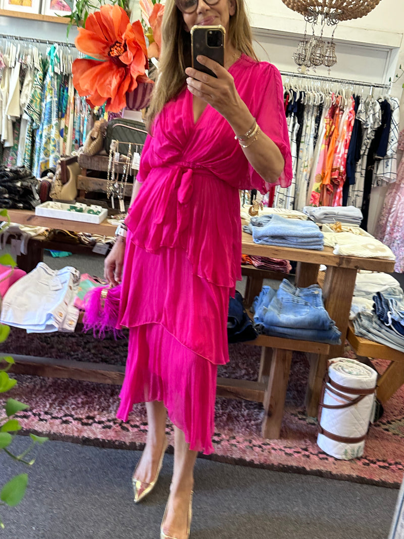 Celeste Dress - Raspberry