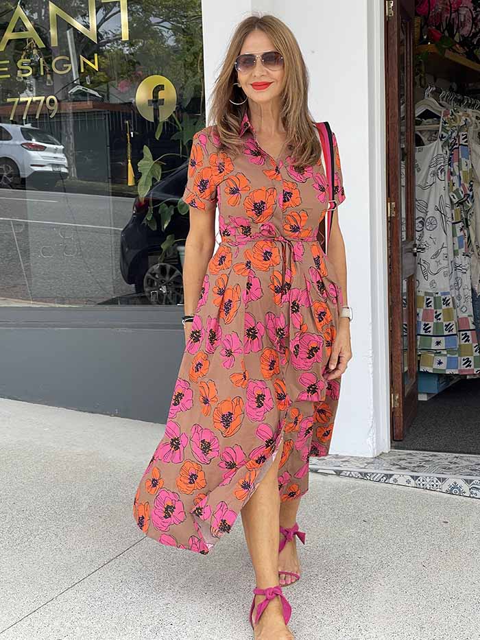 Rosselini Dress - Bromley Print