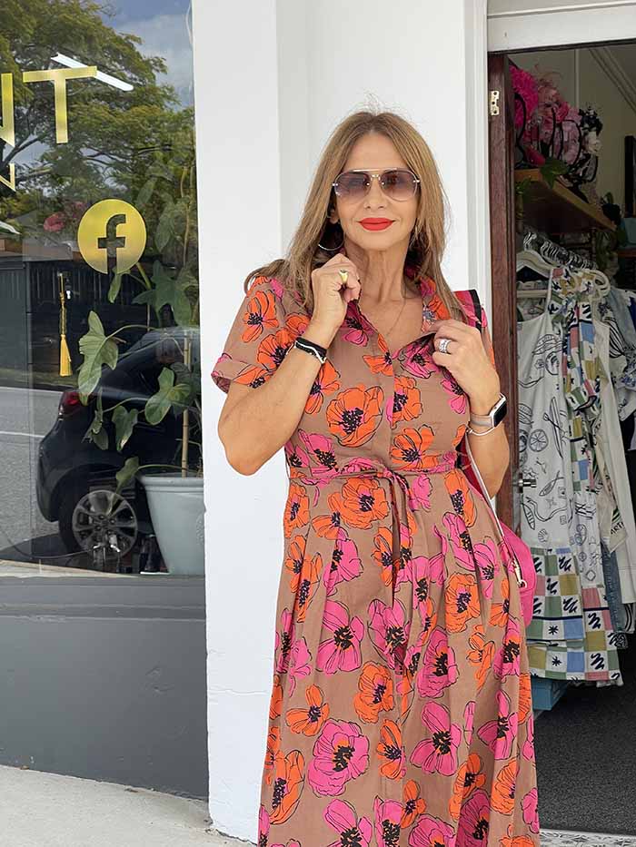 Rosselini Dress - Bromley Print