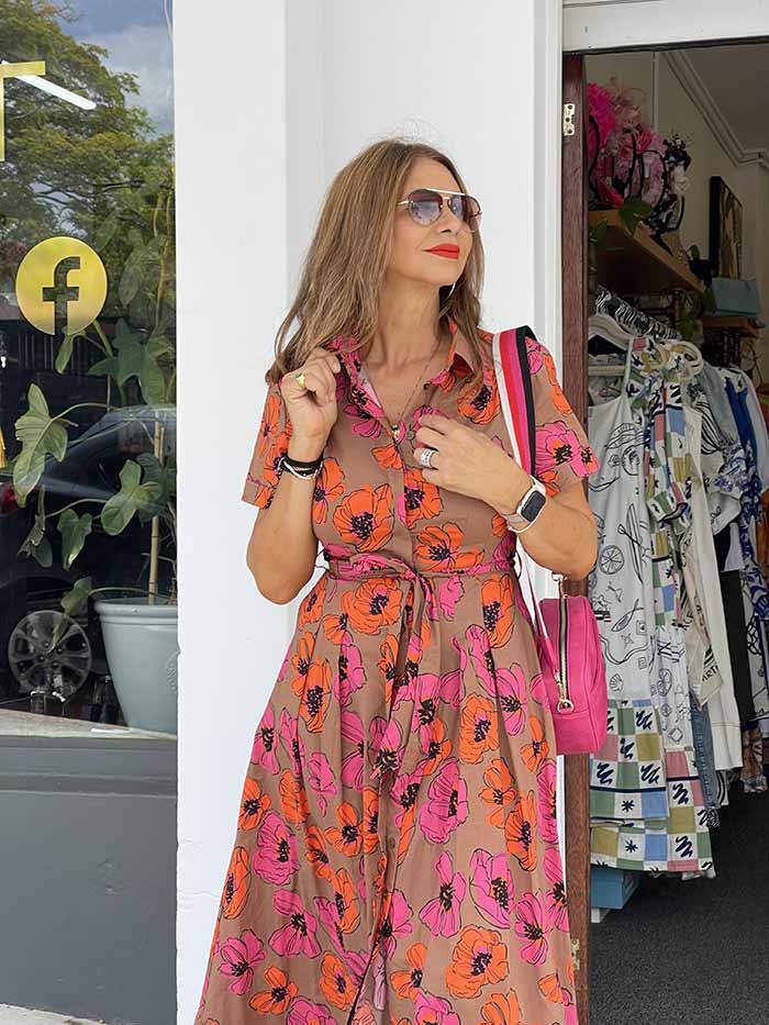 Rosselini Dress - Bromley Print