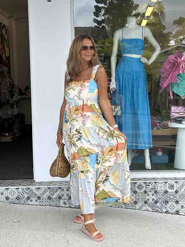 Hawaiian Days Maxi Dress