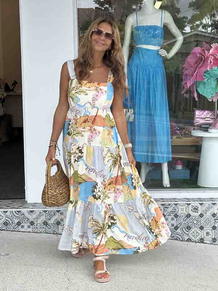 Hawaiian Days Maxi Dress
