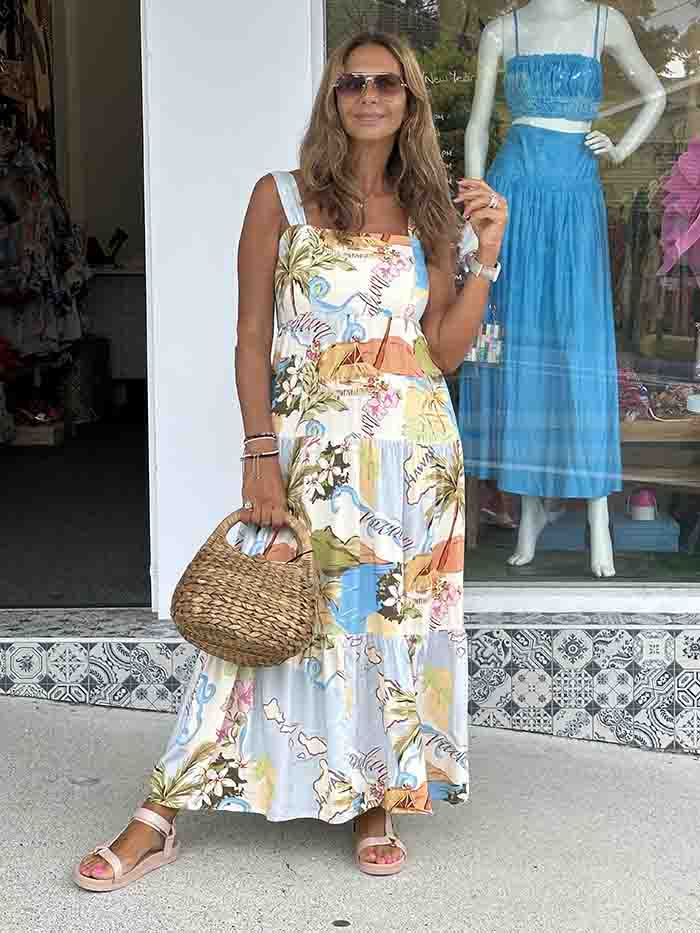 Hawaiian Days Maxi Dress