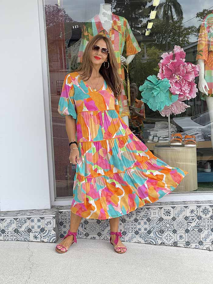 Tropicana Tiered Maxi Dress