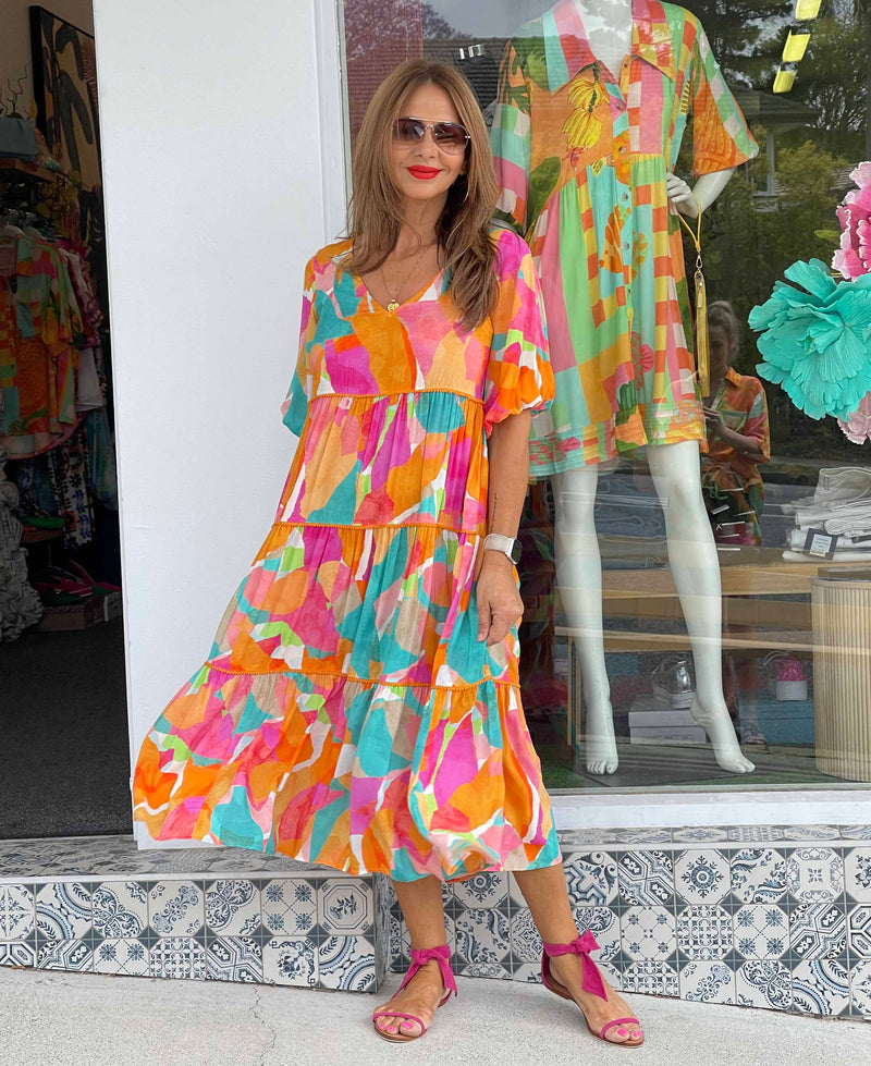 Tropicana Tiered Maxi Dress