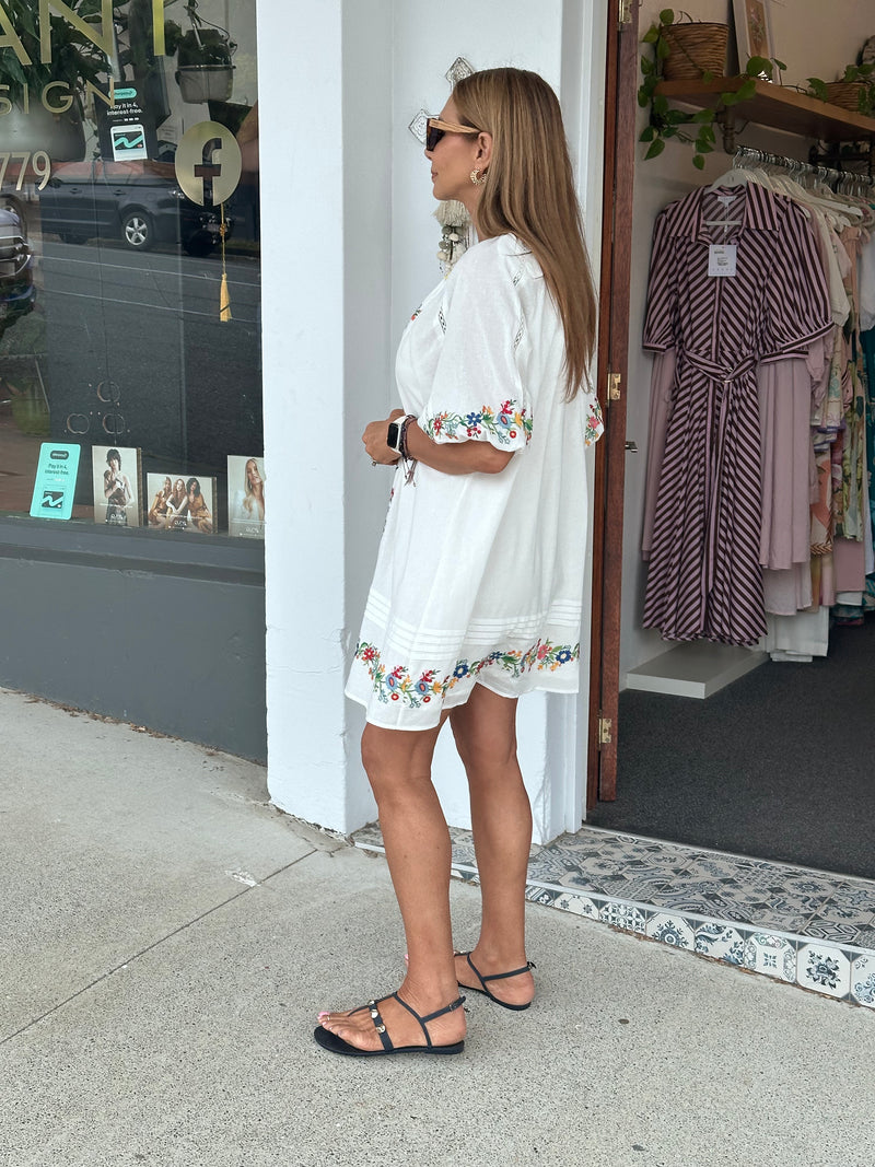 Seville Embroidered Dress