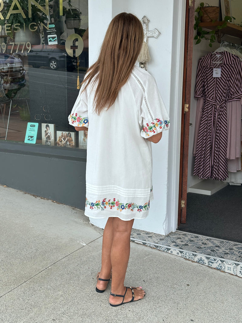 Seville Embroidered Dress
