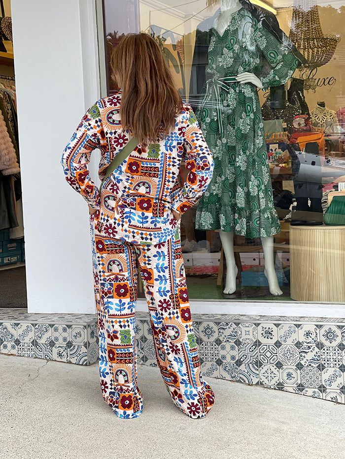 Elora Print Pants