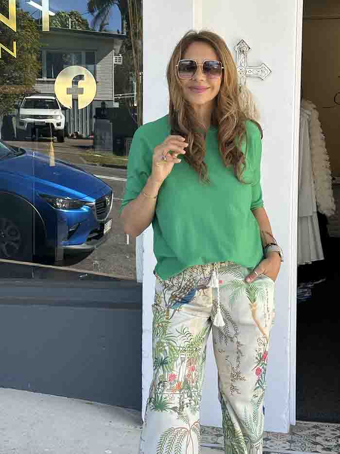 Capri Knit Top - Green