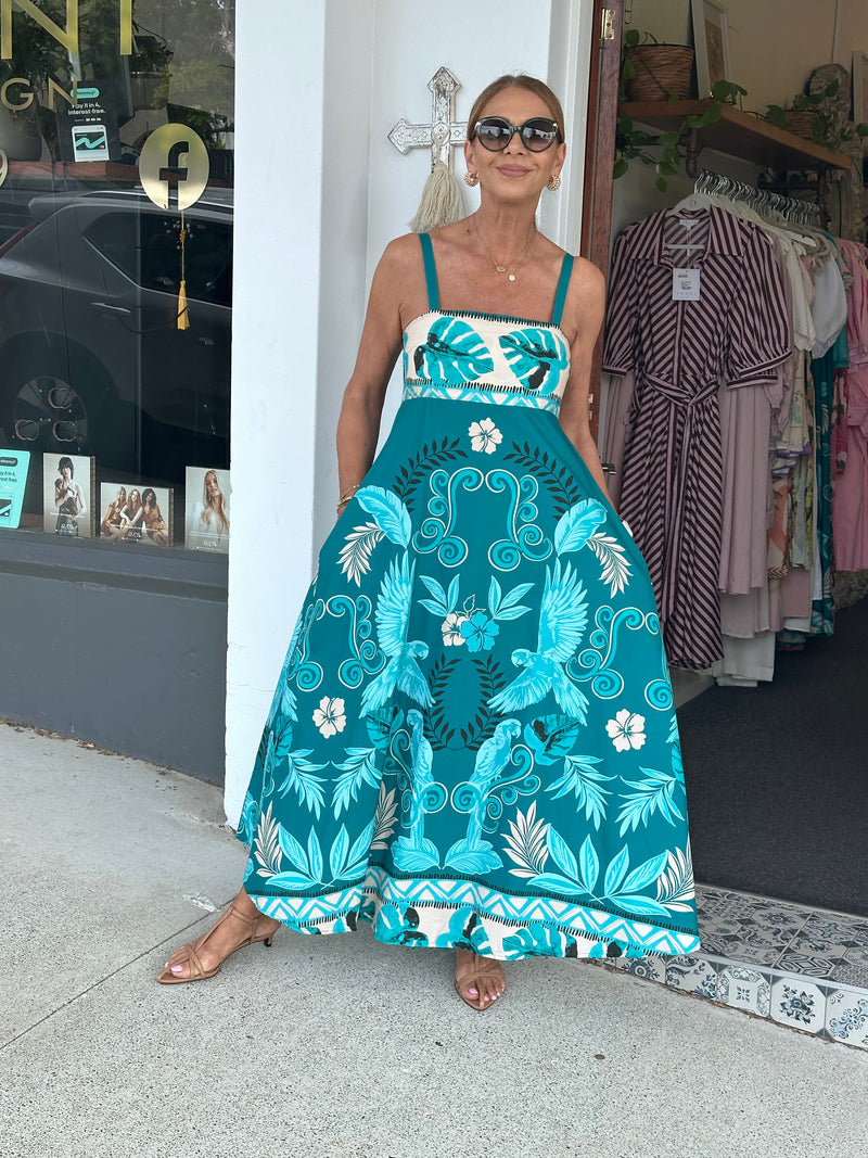 Jade Tropicana Maxi Dress
