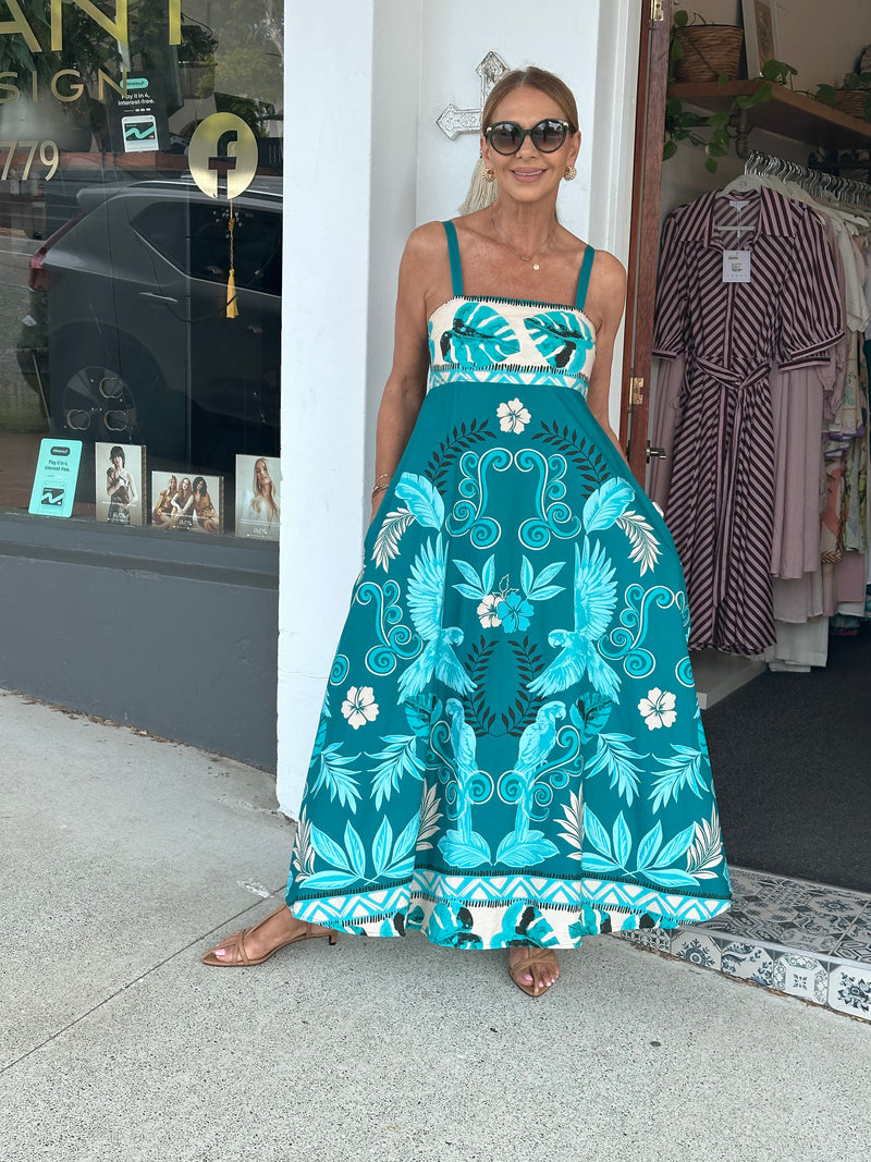 Jade Tropicana Maxi Dress