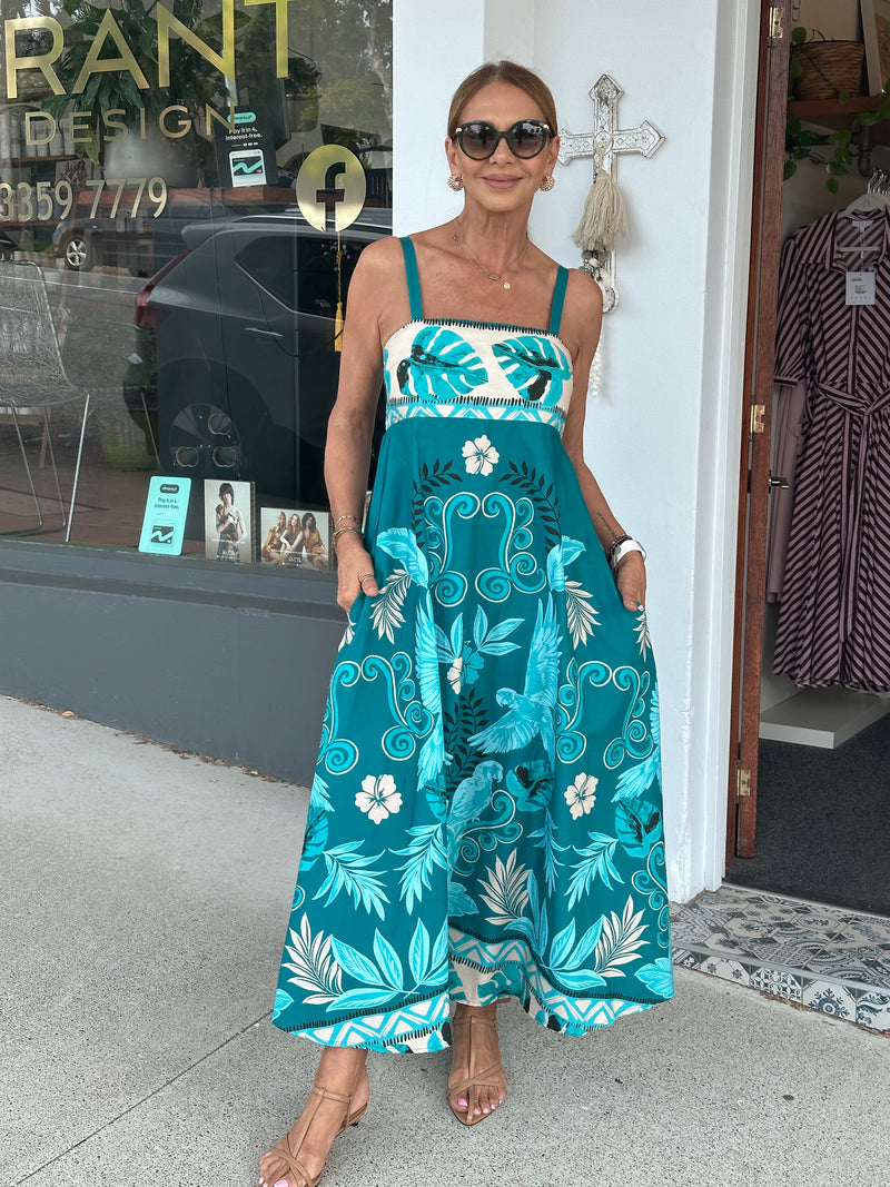 Jade Tropicana Maxi Dress