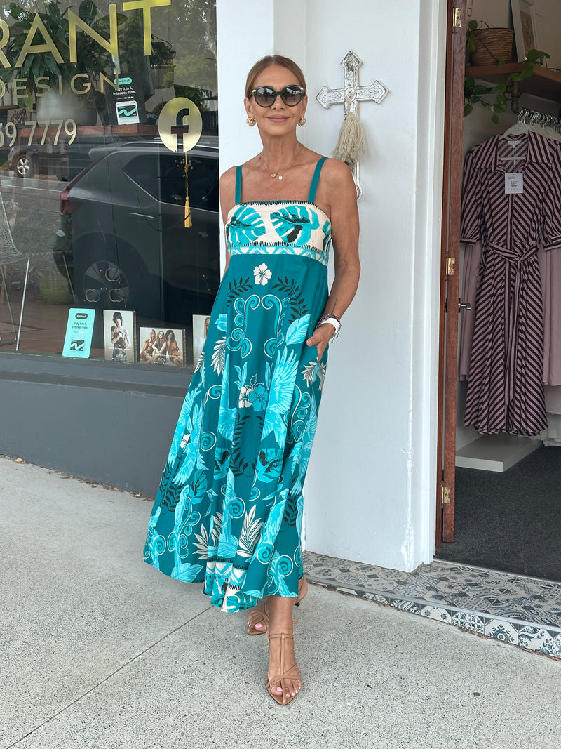 Jade Tropicana Maxi Dress