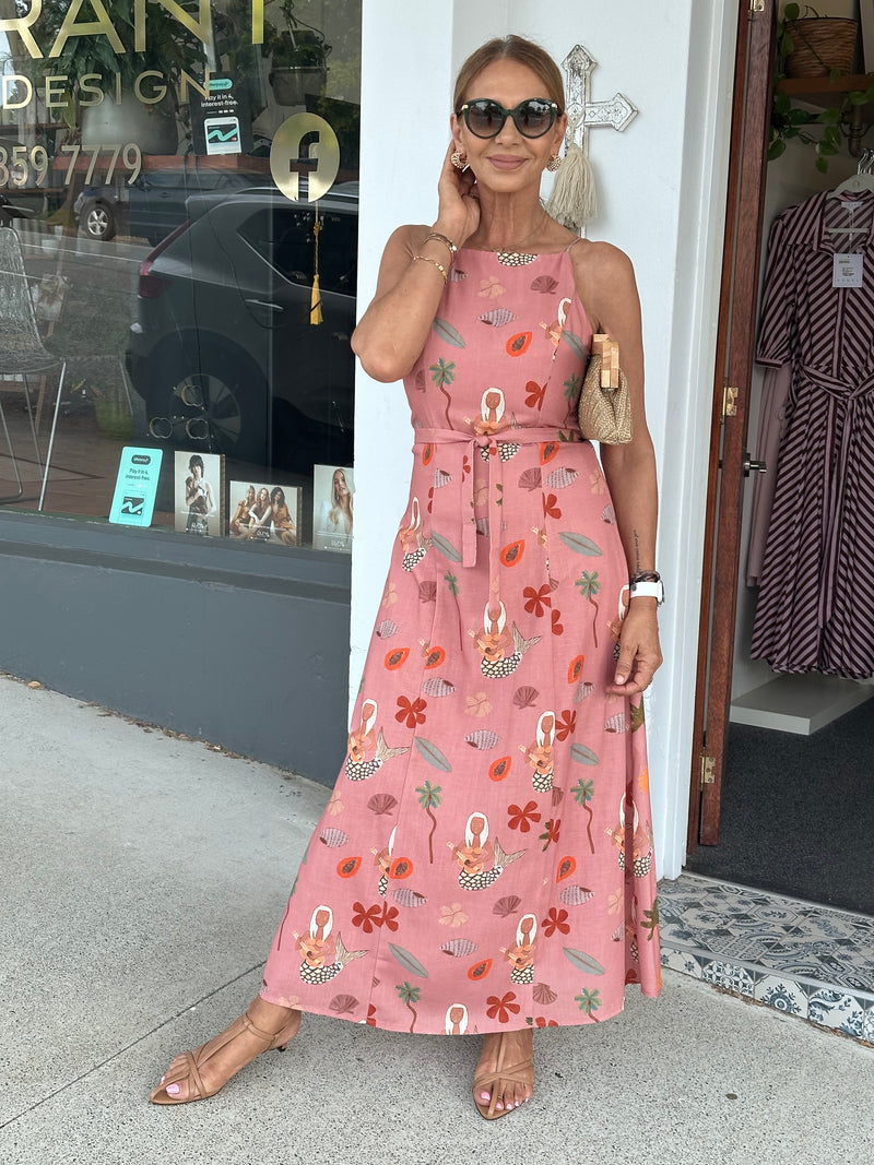 Aloha Mermaid Maxi Dress