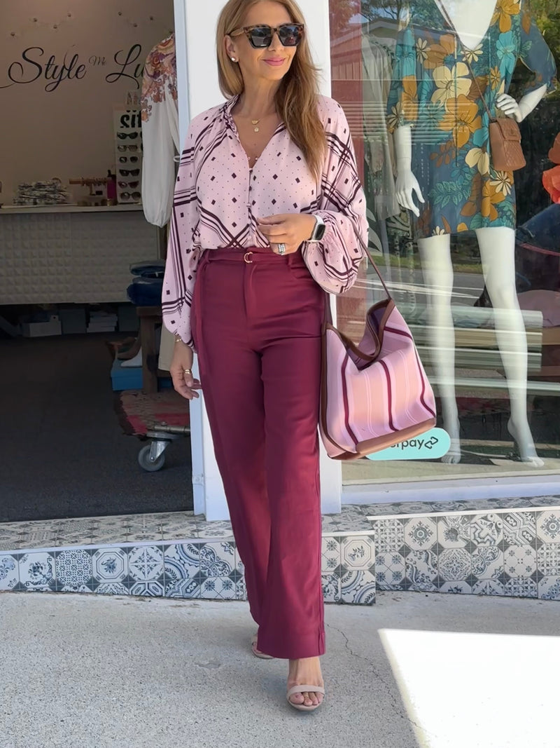 Ambrose Print Blouse