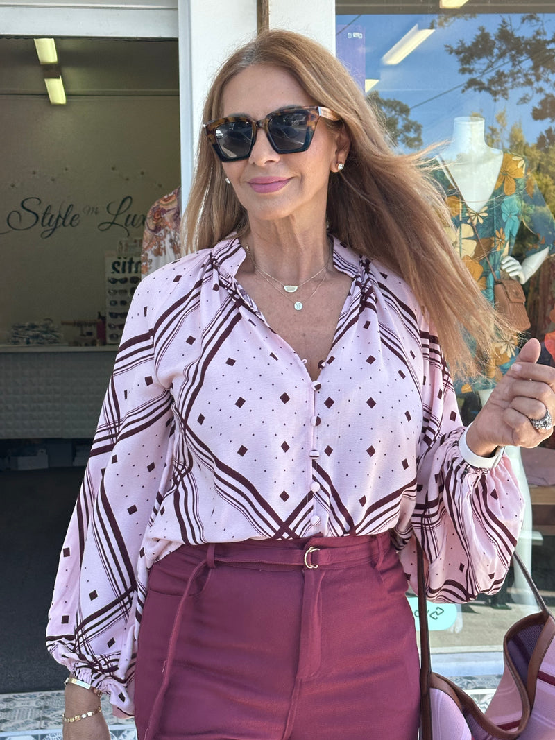 Ambrose Print Blouse