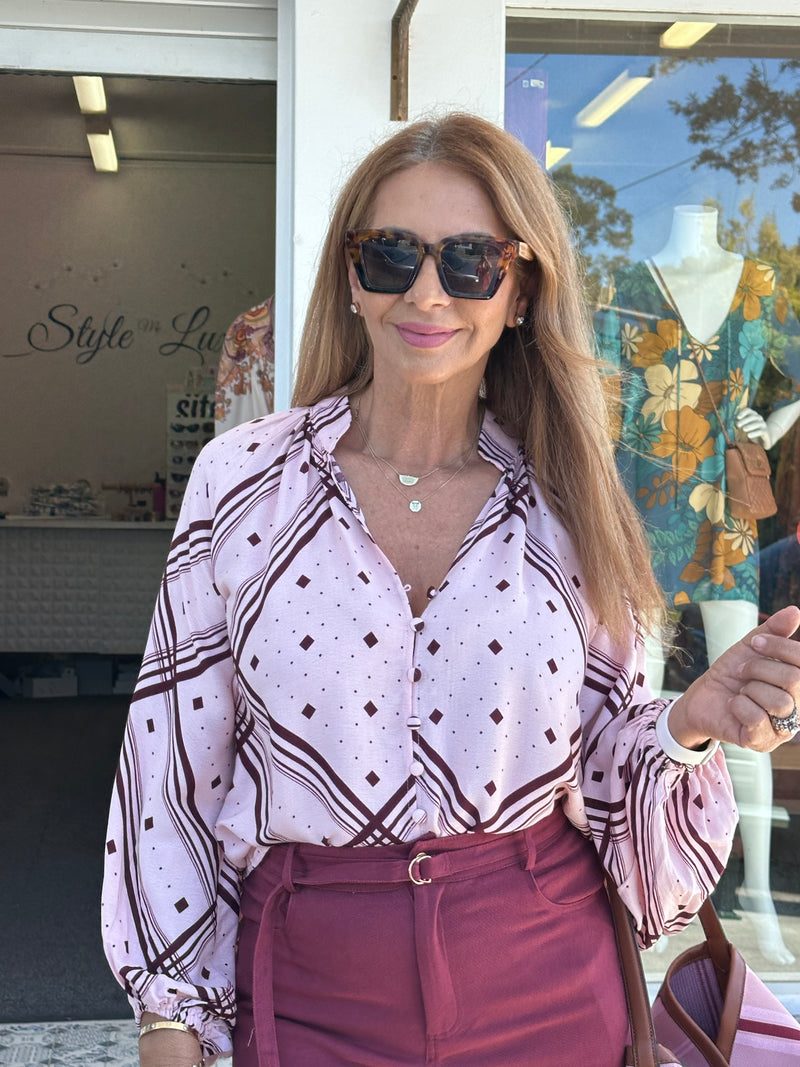 Ambrose Print Blouse