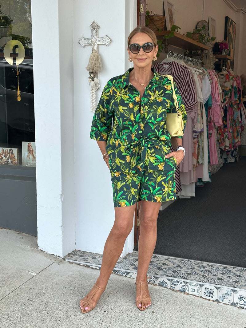 Green Rainforest Relaxed Shirt