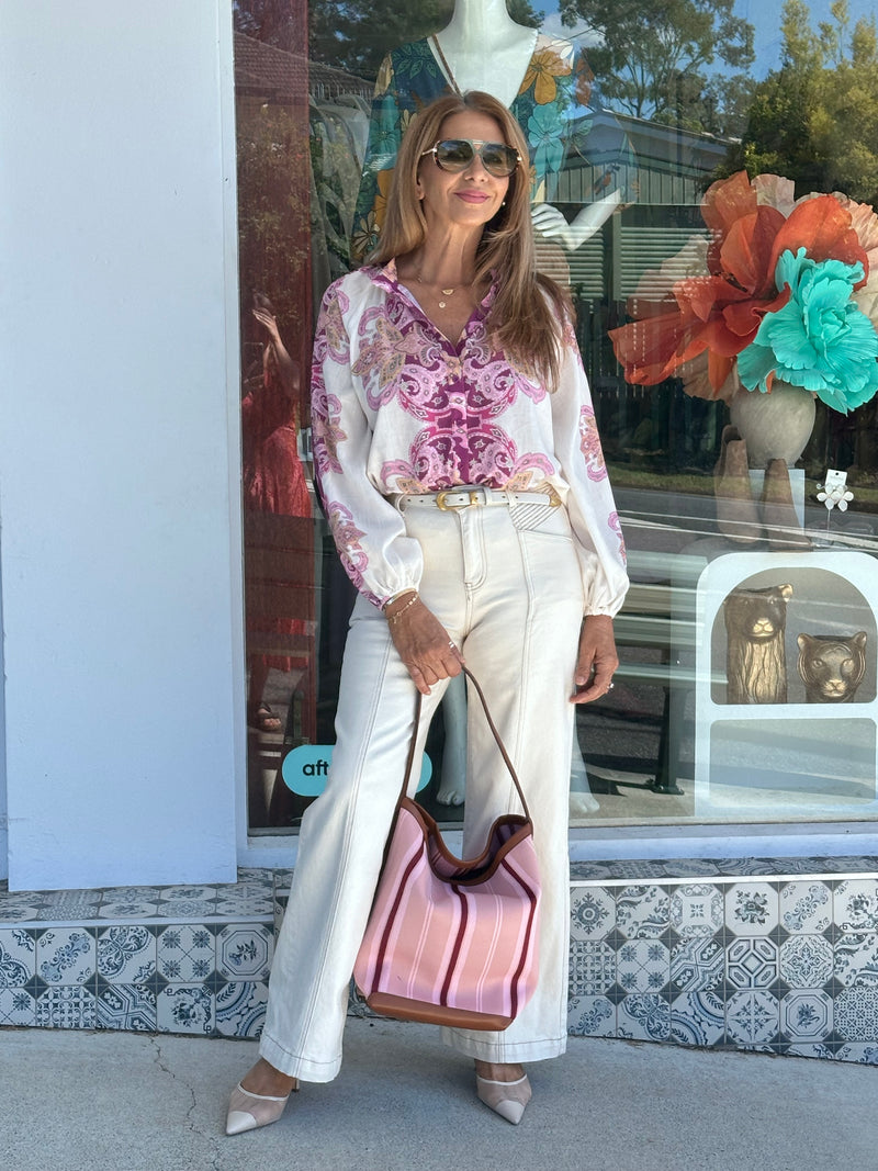 Solana Pink Blouse