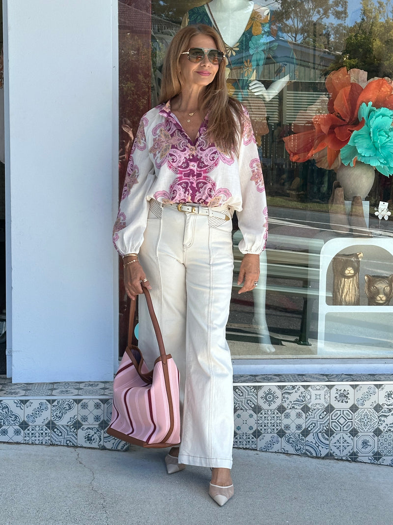 Solana Pink Blouse