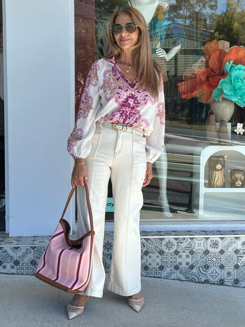 Solana Pink Blouse