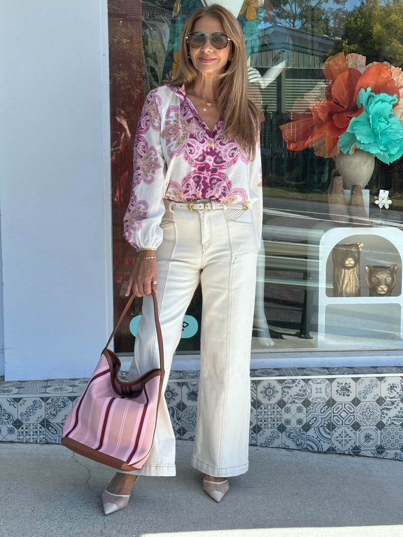 Solana Pink Blouse