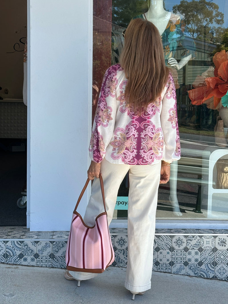 Solana Pink Blouse