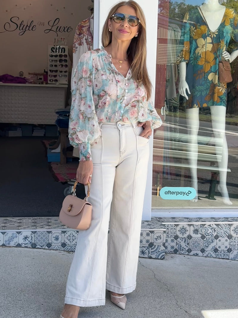 Monet Blossom Blouse