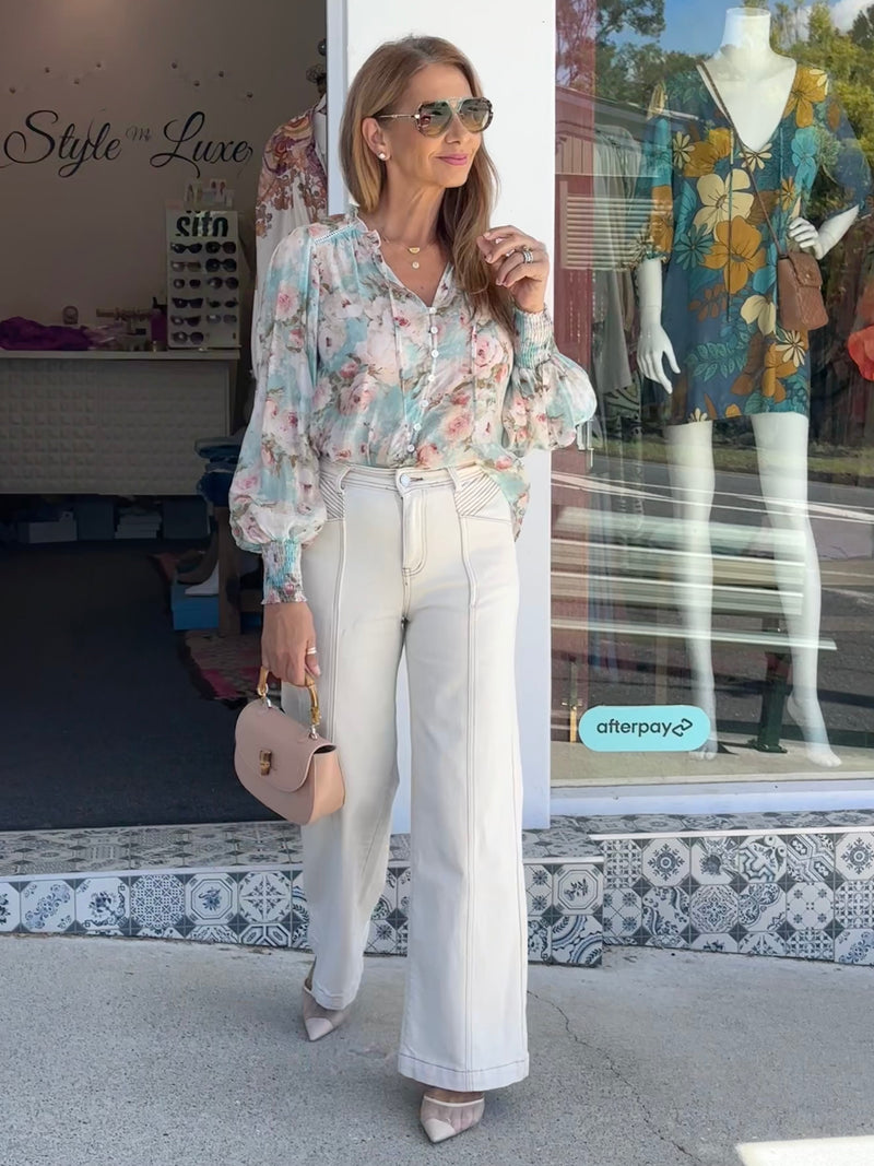 Monet Blossom Blouse