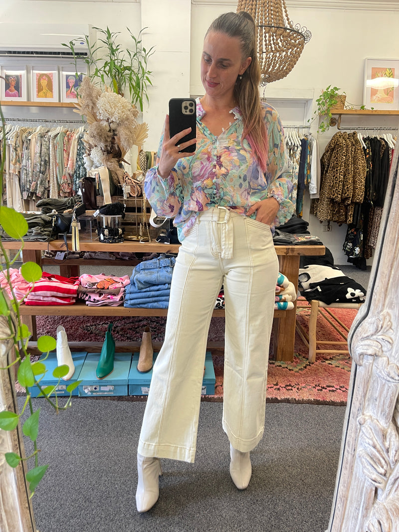 Floral Fantasy Blouse
