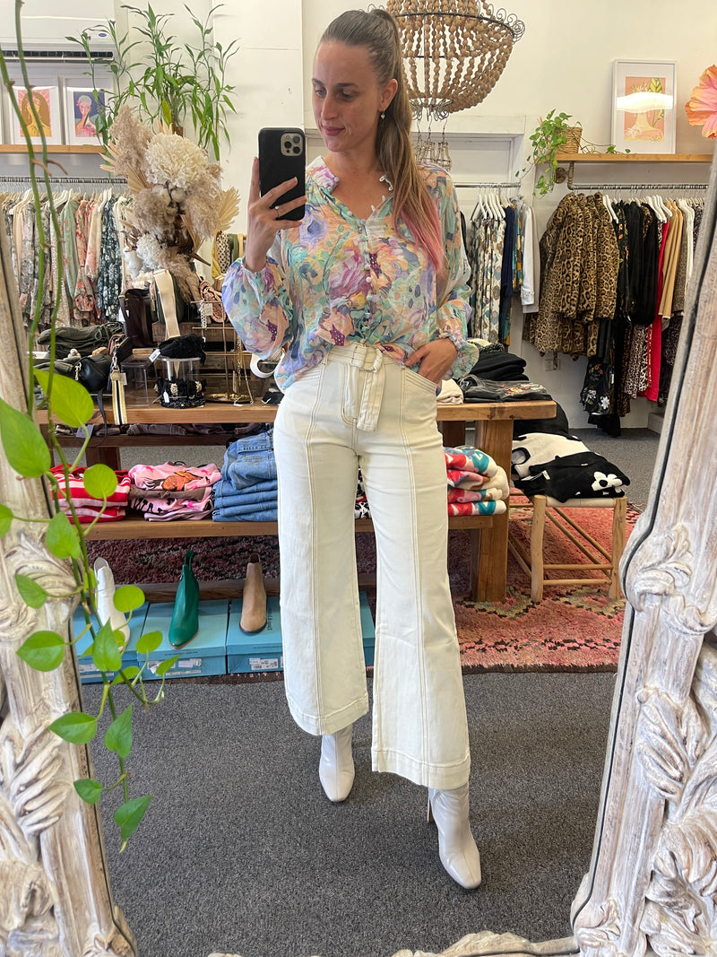 Floral Fantasy Blouse