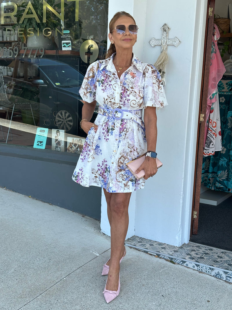 Alira Floral Short Dress
