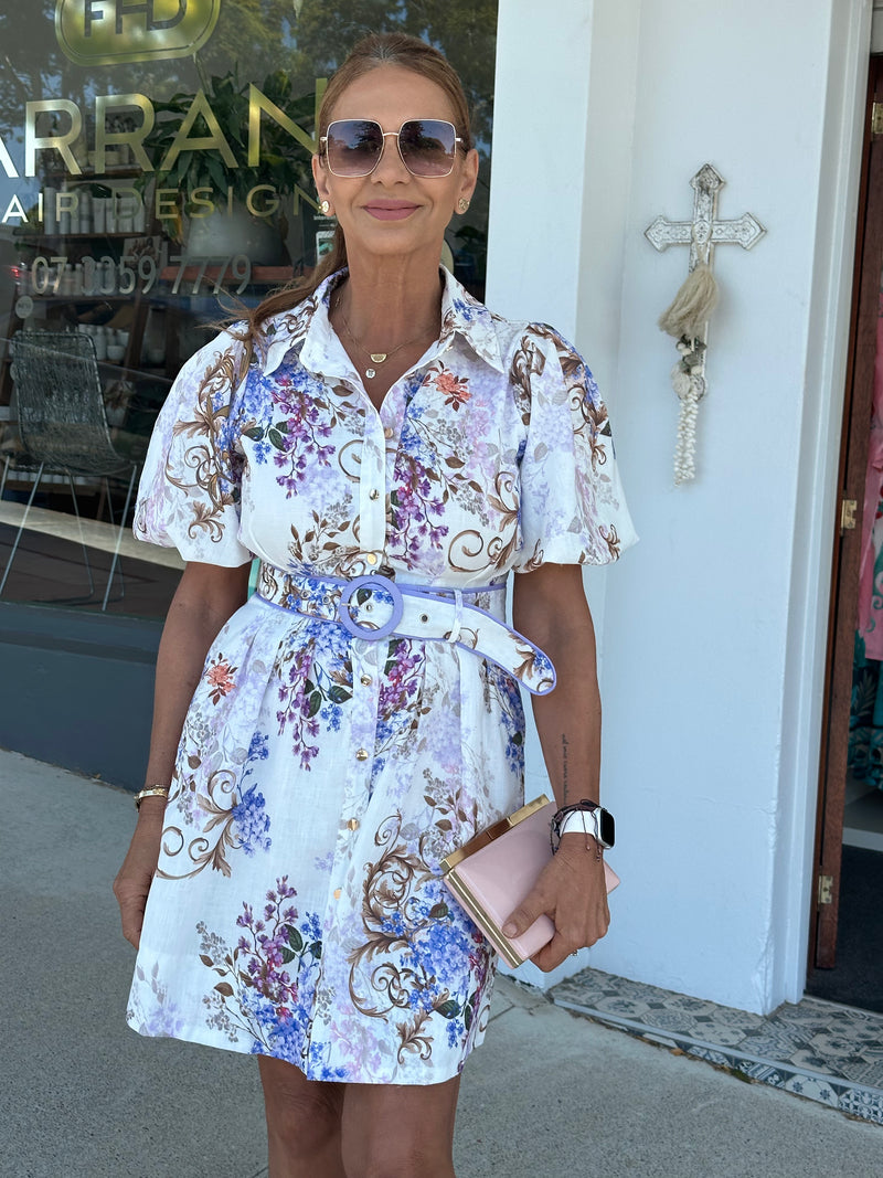 Alira Floral Short Dress