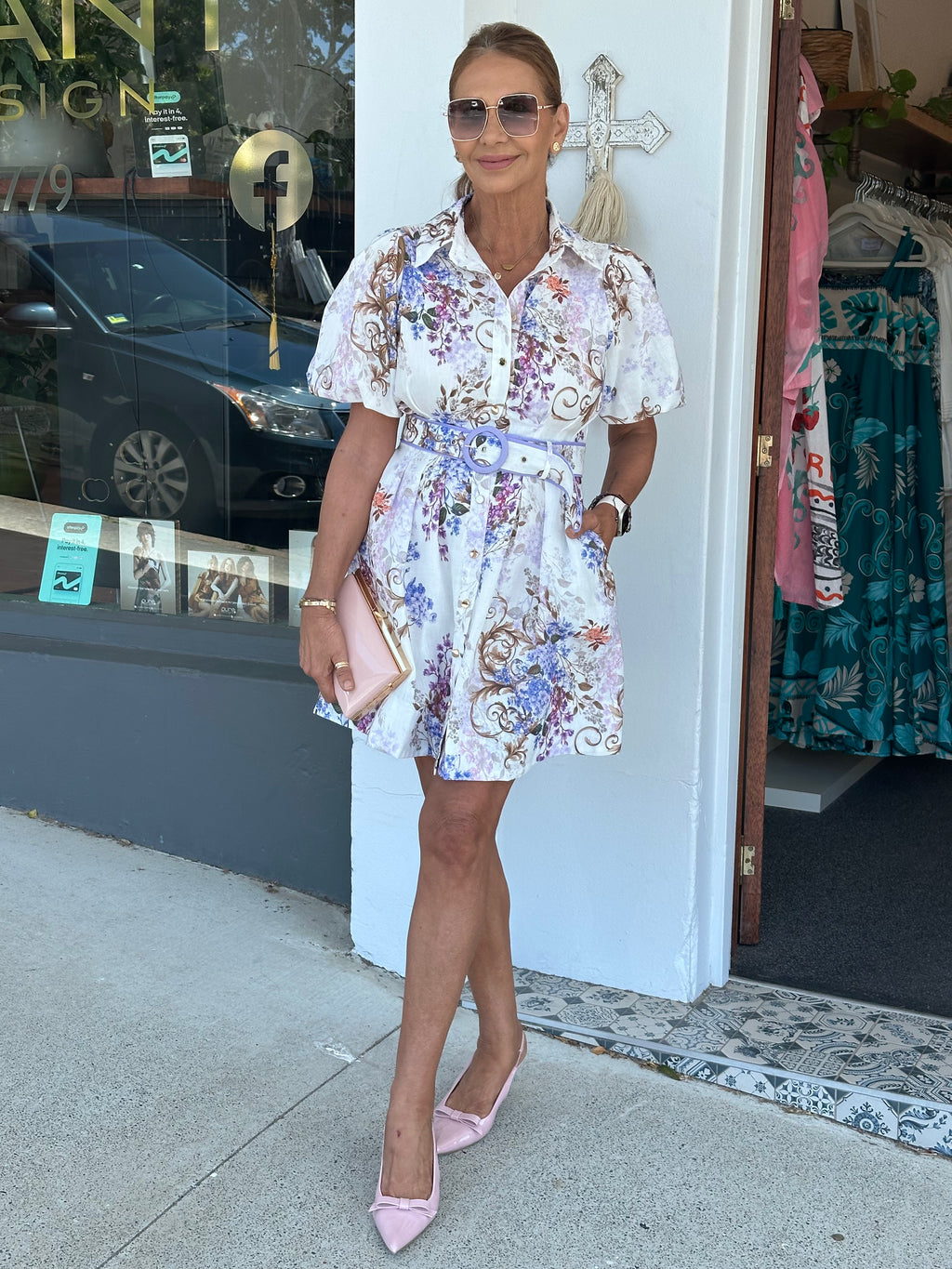 Alira Floral Short Dress