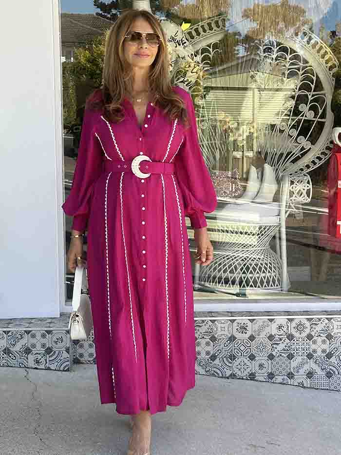 Chaeri Dress - Boysenberry