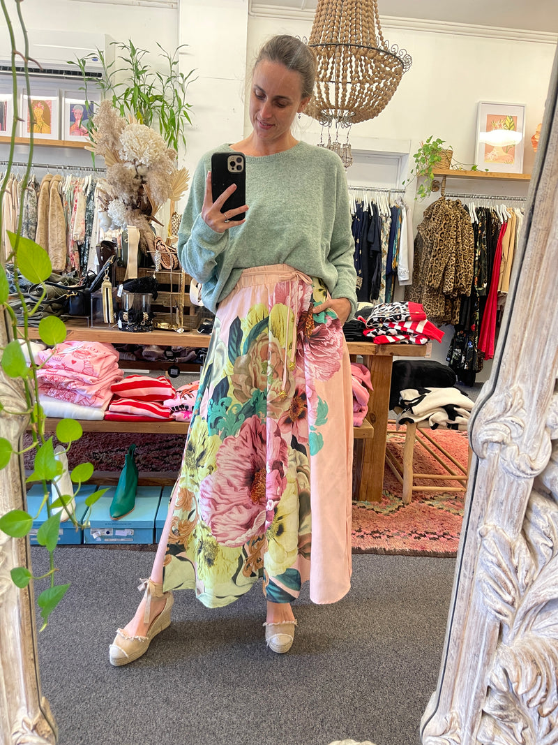 Soft Sage Green Knit