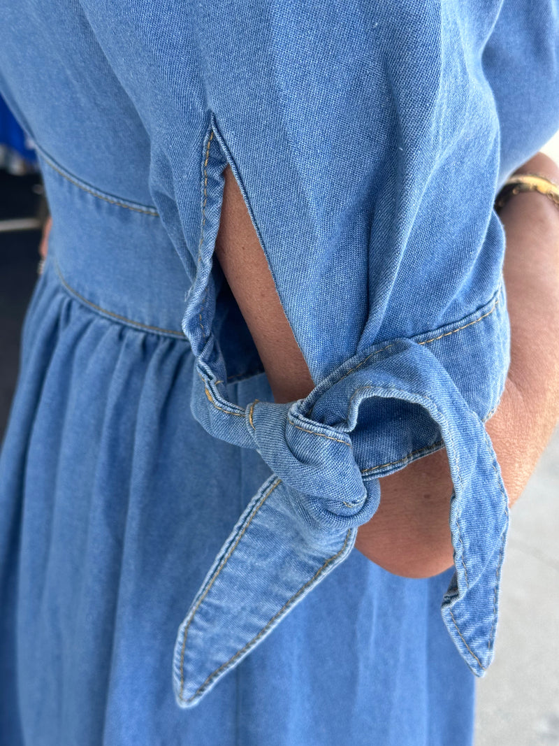 Macy Denim Midi Dress
