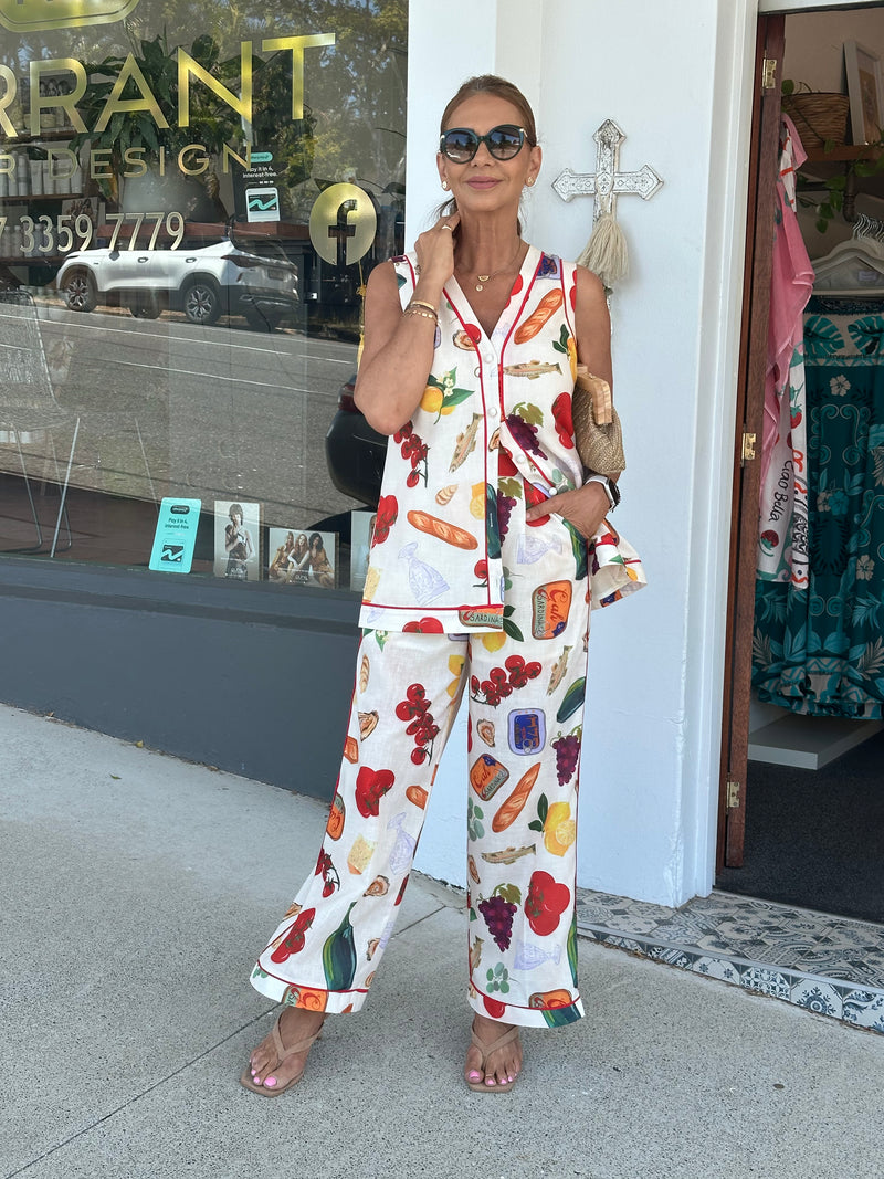 Long Lunch in Italy Pants