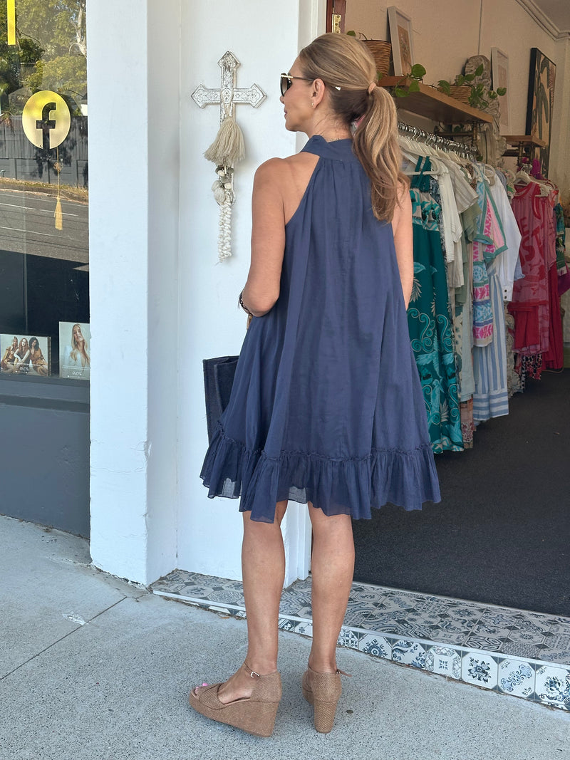 Tapas Dress - Navy