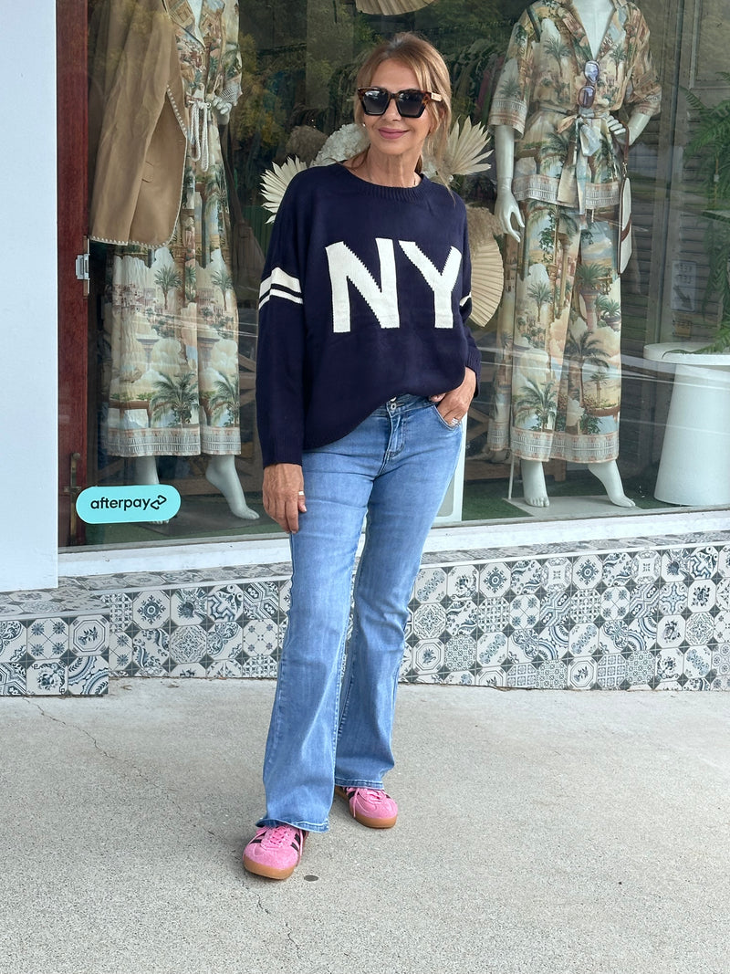 Light Wash Flare Jean