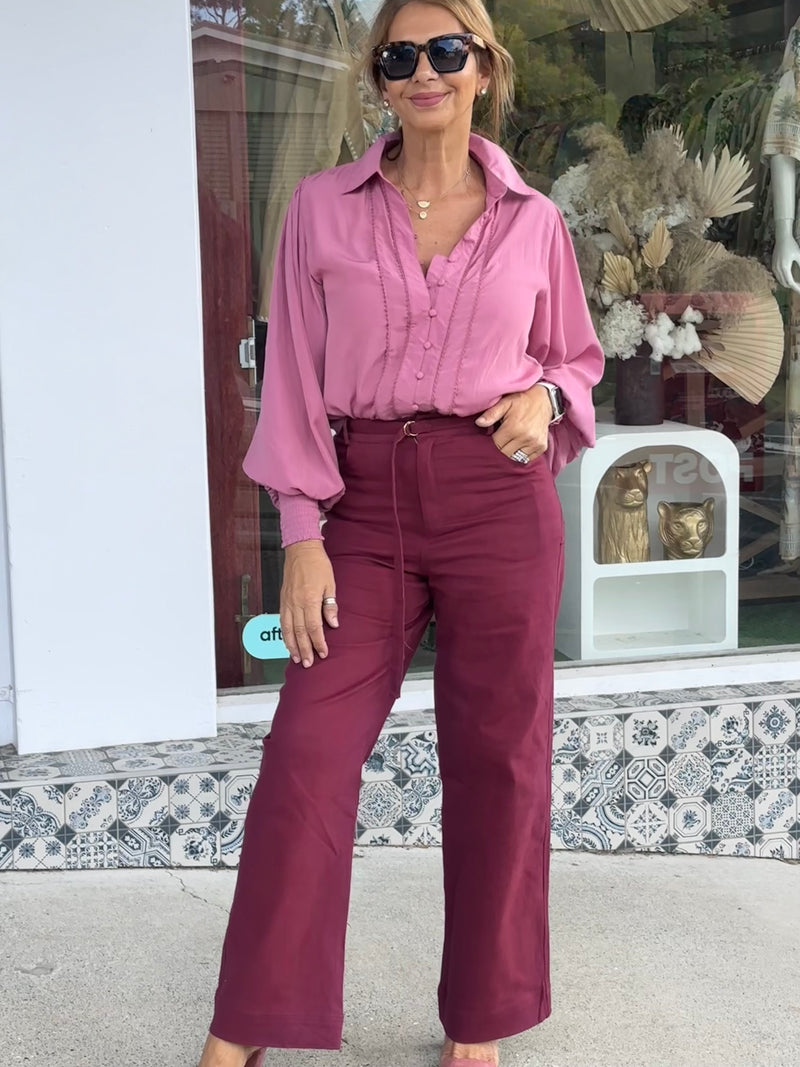 Mauve Blouse