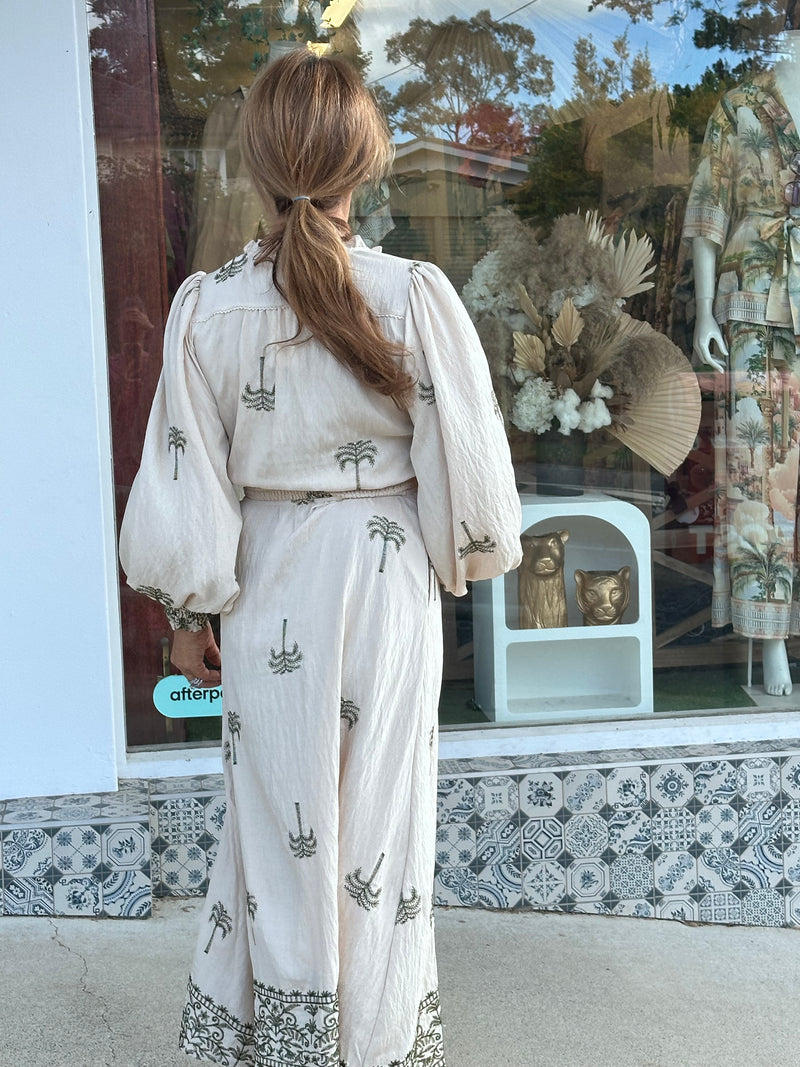 Arizona Palm Maxi Dress